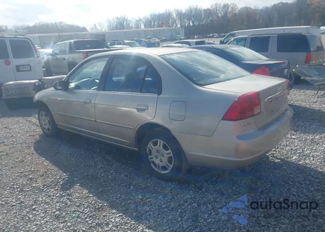 2002 Honda Civic Lx from USA, damaged, VIN 1HGES16622L014969